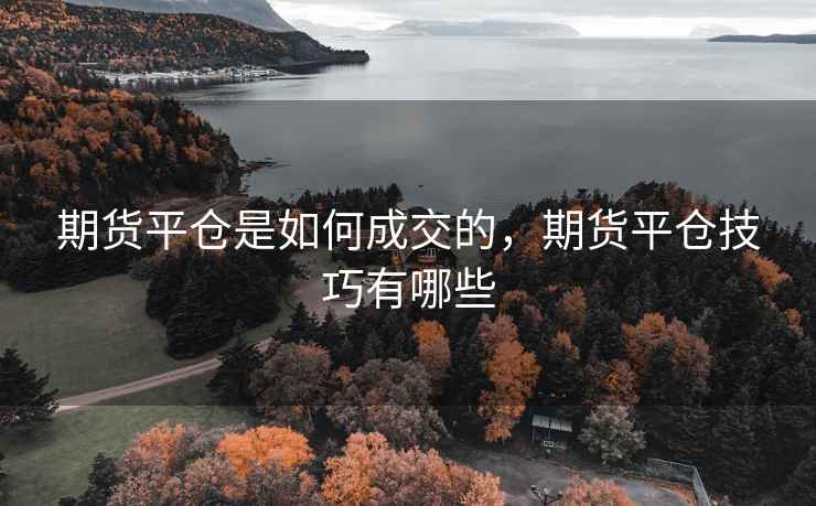 期货平仓是如何成交的，期货平仓技巧有哪些  第1张
