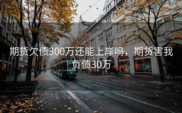 期货欠债300万还能上岸吗，期货害我负债30万  第1张