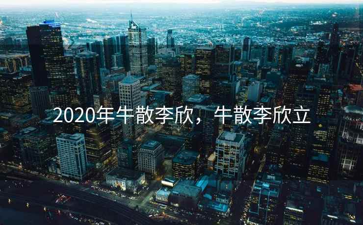 2020年牛散李欣，牛散李欣立