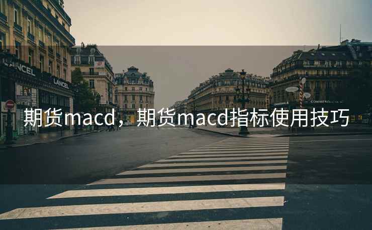 期货macd，期货macd指标使用技巧  第1张